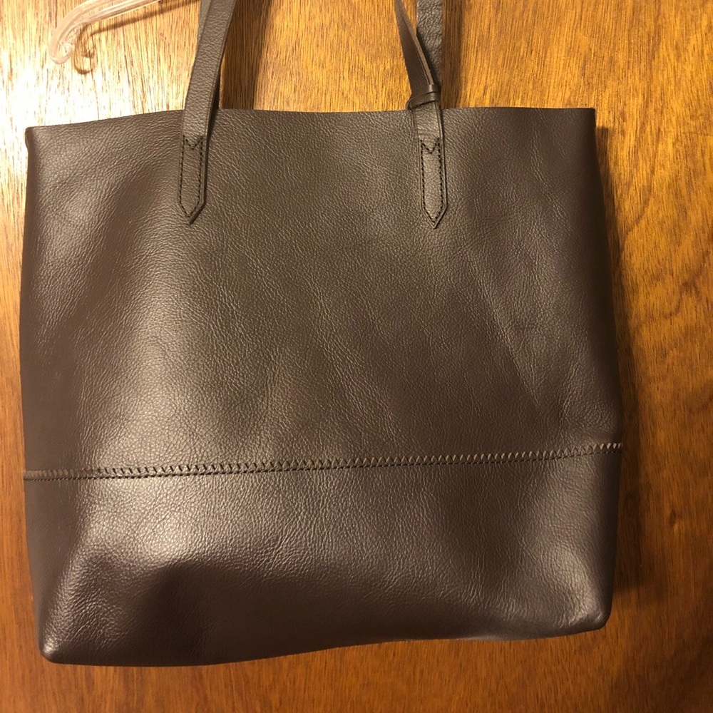 J Crew leather tote
